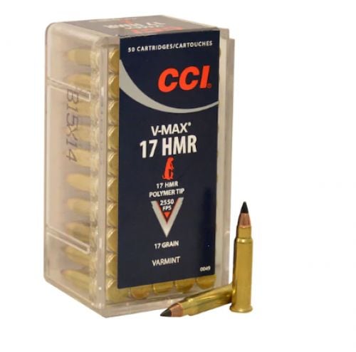 CCI Varmint V-Max .17 HMR 17 Grain 50rd box