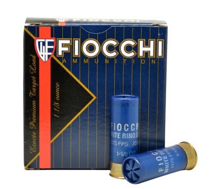 Fiocchi White Rino 12 GA 2.75 1 1/8 oz 7.5 Round 25 Bx/10 Cs