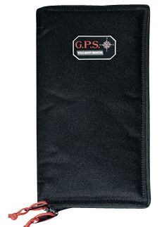 G*Outdoors Pistol Sleeve with Locking Zipper 1 Handgun Black Medium