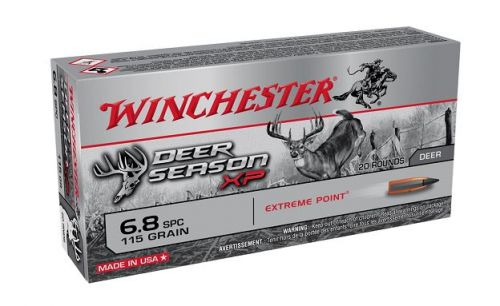 Winchester Deer Season XP Extreme Point Polymer 6.8mm Ammo 20 Round Box