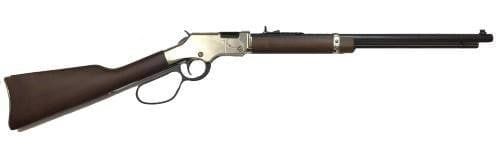 Henry Golden Boy Silver Large Loop 22 LR 16 LR/21 Short 20\ American Walnut Nickel-Plated Right Hand