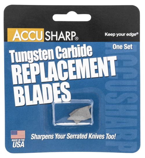 AccuSharp Replacement Sharpening Blades Diamond Tungsten Carbide Sharpener 1 Set