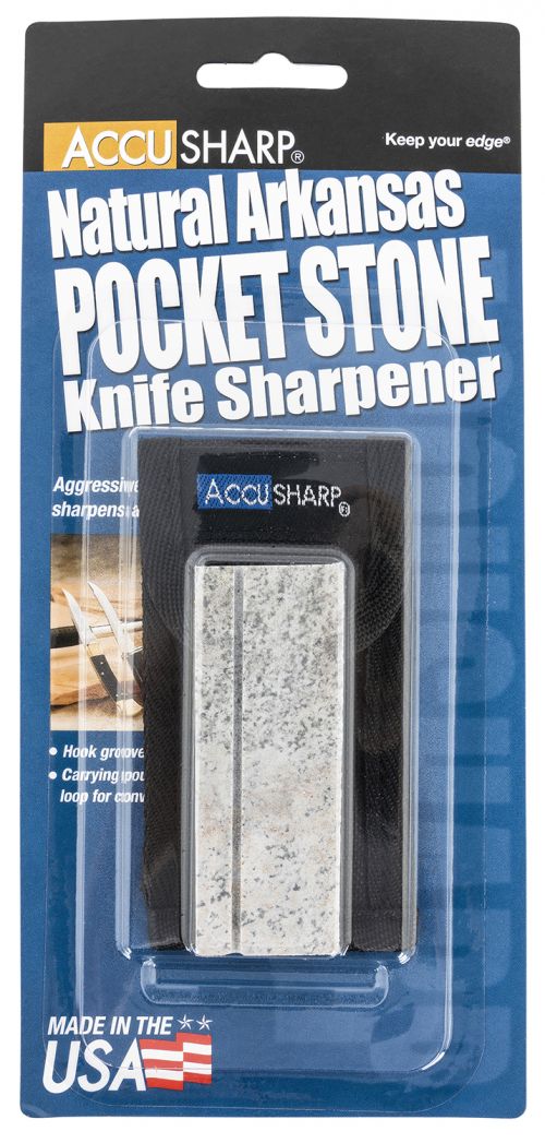 AccuSharp Pocket Stone Arkansas Stone Sharpener Natural