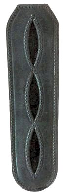 AA&E Leathercraft Black Contoured/Cushioned Sling