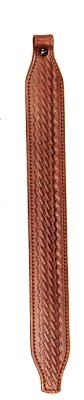 AA&E Leathercraft Basket Weave Brown Leather Tapered Sling