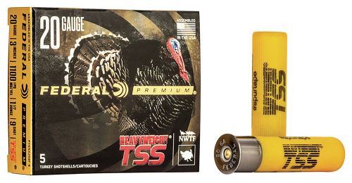 Federal Premium Heavyweight TSS 20 GA 3 1 1/2 oz #9 shot 5rd box