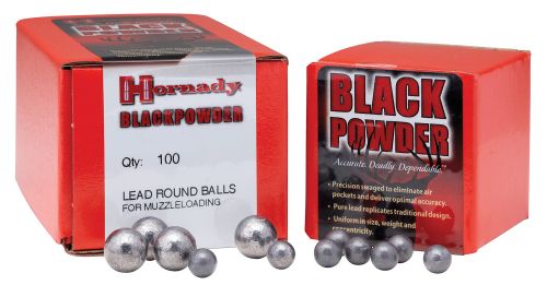 Hornady 6025 Black Powder Lead Balls 40 S&W .395 100 Per Box