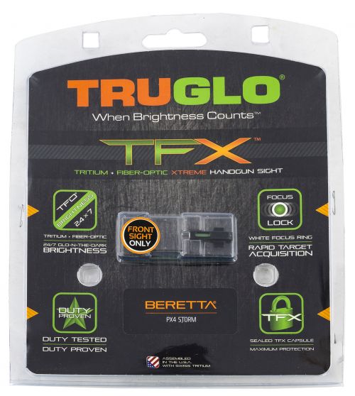 TruGlo TFX for Beretta Px4 Storm Tritium/Fiber Optic Handgun Sight