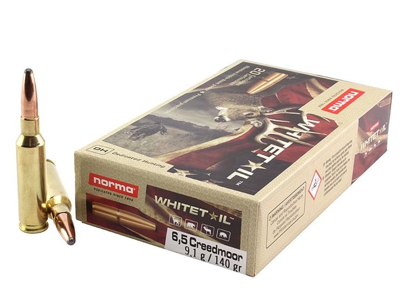 Norma Ammunition RUAG Whitetail 6.5 Creedmoor 140 gr Pointed Soft