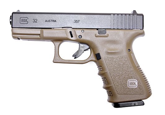 Glock 32 357Sig, Fixed Sights, Olive Drab