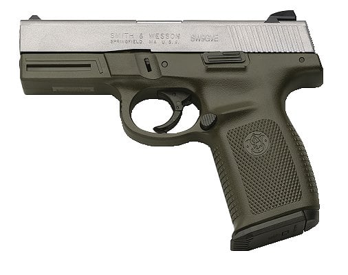 Smith & Wesson SW9GVE 9mm 4 Green/Matte, 10 round