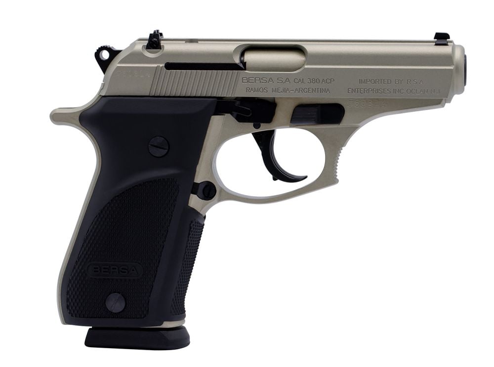 BERSA/TALON ARMAMENT LLC Thunder 380 Plus .380 ACP 3.50, Satin Nickel 15+1