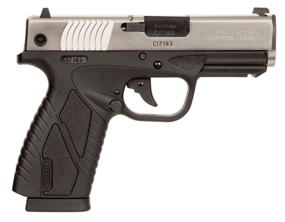BERSA/TALON ARMAMENT LLC BPCC 9mm, 3.3 Barrel, Black, 8 Rounds