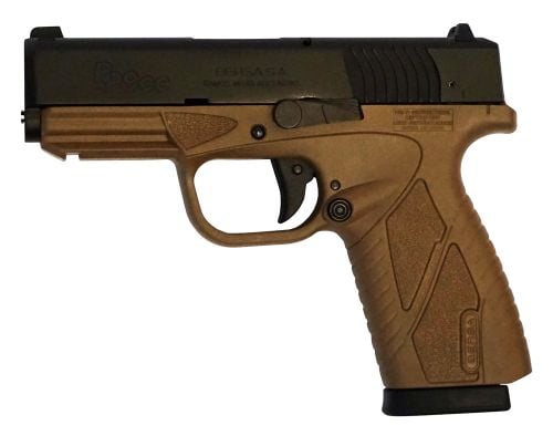 BERSA/TALON ARMAMENT LLC BP9DECC BPCC Concealed Carry 9mm Luger Caliber with 3.30 Barrel, 8+1 Capacity, Flat Dark Earth Finish 