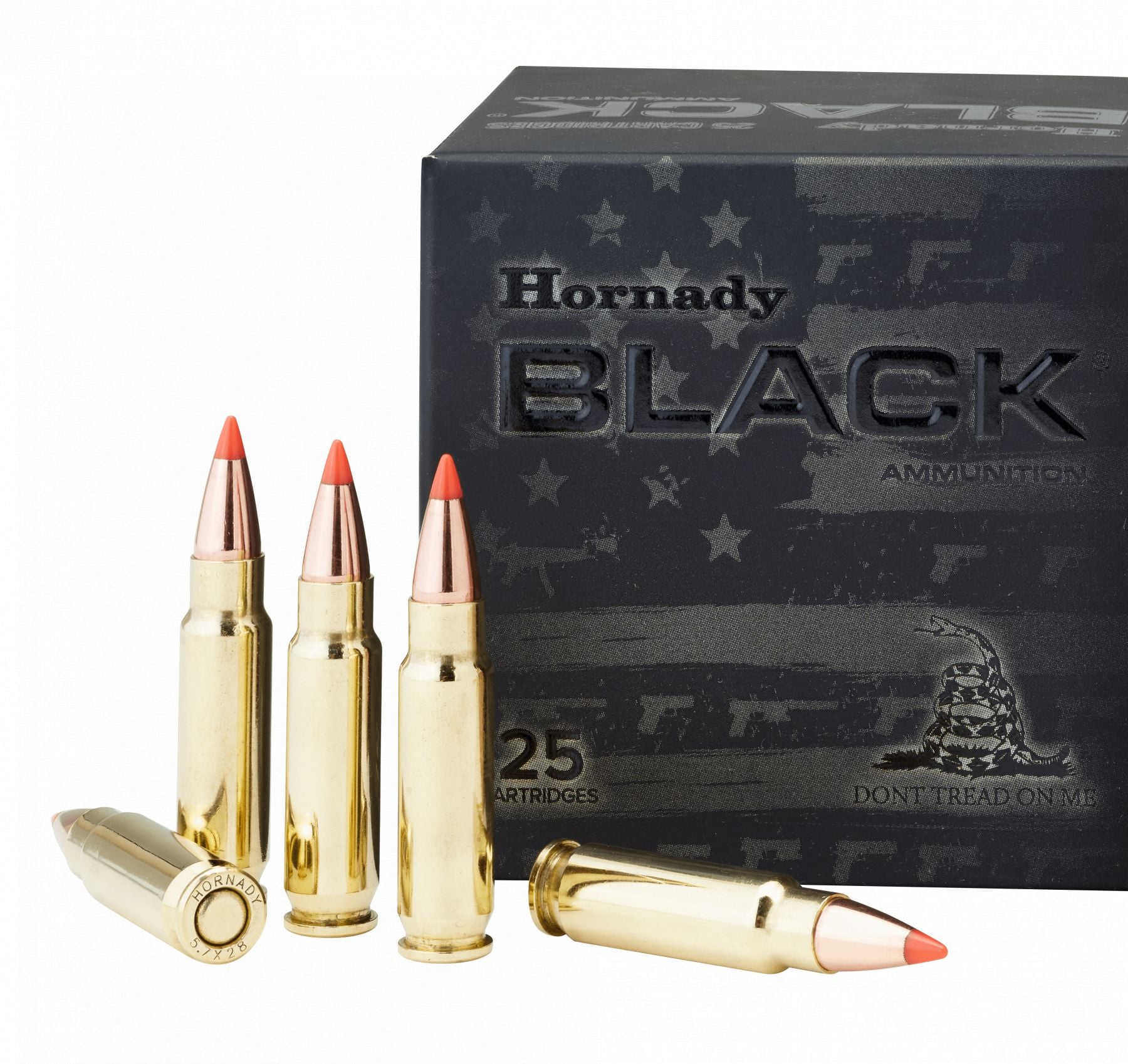 Hornady Black 5.7x28mm 40gr Hornady V Max 25 Per Box10 Case 90001