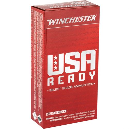 Winchester USA Ready Ammo 10mm  180gr Full Metal Jacket Flat Nose  50rd box