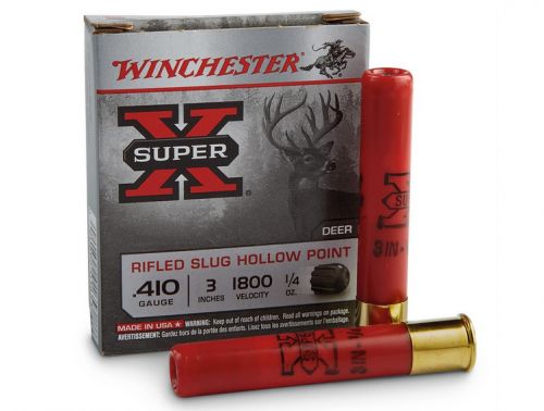 Winchester Super-X 410 Gauge 3 1/4oz Rifled Slug 5rd box