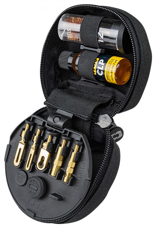 Otis 3-Gun Competition Cleaning Kit Multi-Caliber 12 Gauge Firearm Type Universal Bronze Bristle