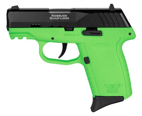SCCY CPX-2 Gen3 LimeBlack 9mm Pistol CPX2CBLGG3 | 10 Rounds