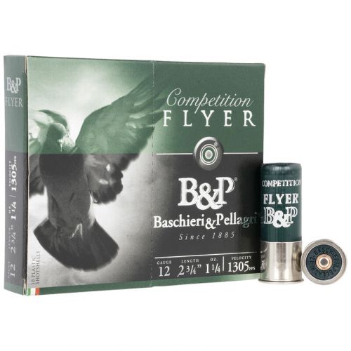 B&P  Competition Flyer 12 Gauge 2.75 1 1/4 oz 1305 fps # 8 Shot 10rd box