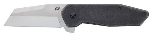 Schrade Slyte 3 Folding Plain Satin D2 Steel Blade 4.50 Dark Stonewash Stainless Steel Handle