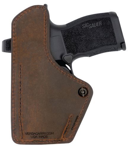 Versacarry  Compound Custom IWB Brown Polymer Belt Clip Fits Glock 19 Right Hand