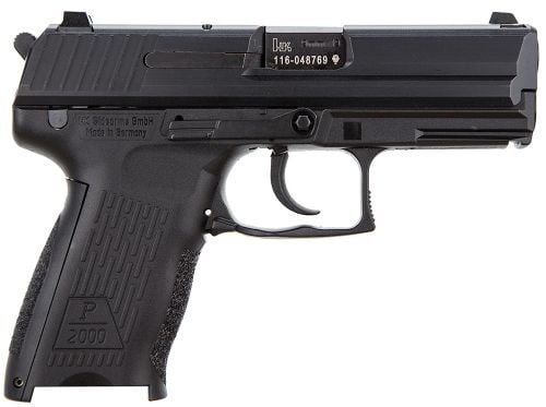 Heckler & Koch H&K P2000 V3 9mm 3.66\ 13+1 (2) Black Black Steel Slide Black Interchangeable Backstrap Grip