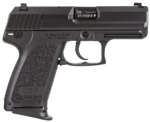 Heckler & Koch H&K USP Compact V1 9mm Luger 3.58 13+1 (2) Black Blued Steel Slide Black Polymer Grip