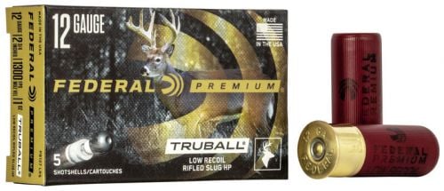 Federal Premium Vital-Shok TruBall Low Recoil Lead Rifled Slug 12ga 2-3/4 5rd box
