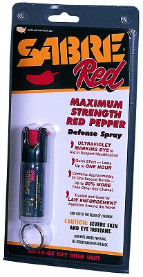 Sabre KR14US Self Defense Spray Pepper Spray Keychain .54 oz 8-10 Feet