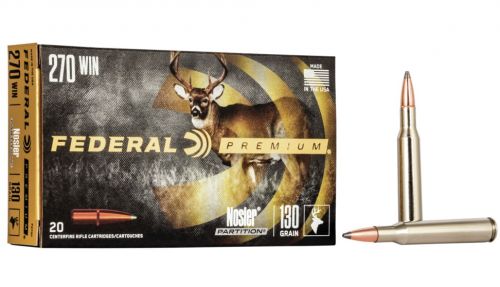 Federal Vital-Shok  270Win Nosler Partition 130gr 20rd box