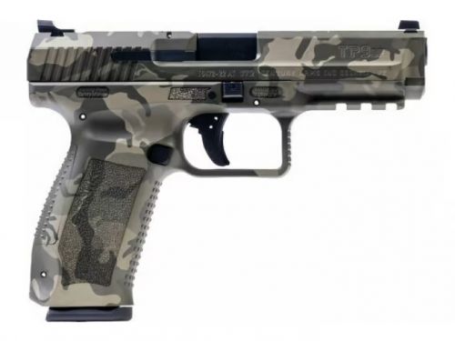 Canik TP9SF 9mm 4.46 Woodland Camo, 18+1