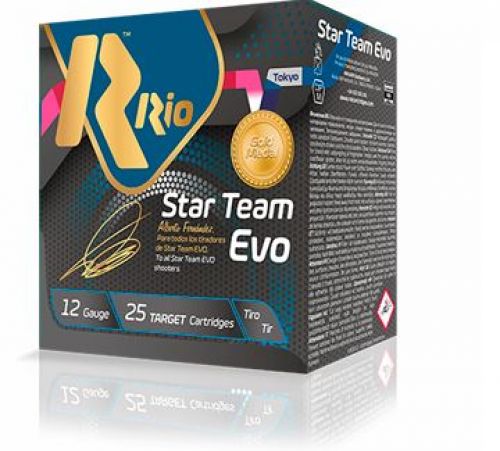 Rio Ammunition Team Target 12 GA 2.75 1 1/8 oz #7.5 shot 25rd box