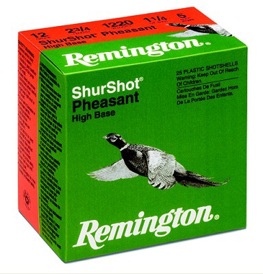 Remington High Base Pheasant 12 Ga. 2 3/4 1 1/4 oz, #4 Lead