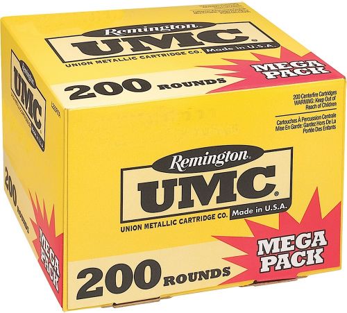 Remington UMC Mega Pack .223 Remington 55gr Full Metal Jacket, 200rd Box
