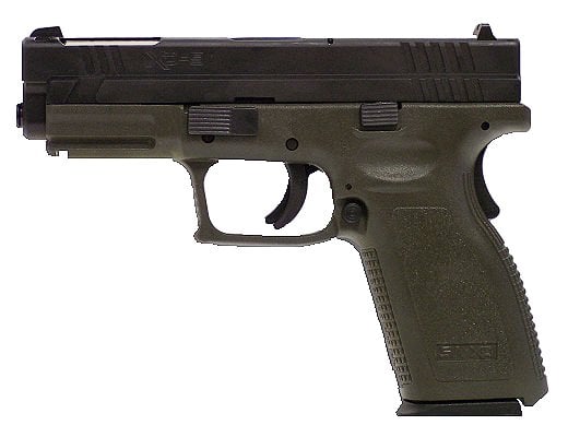 Springfield Armory 10 + 1 Round Olive Drab/Black 9MM w/4 Ba