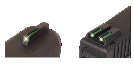 TruGlo TFO Square Low Set Fiber Optic Handgun Sight