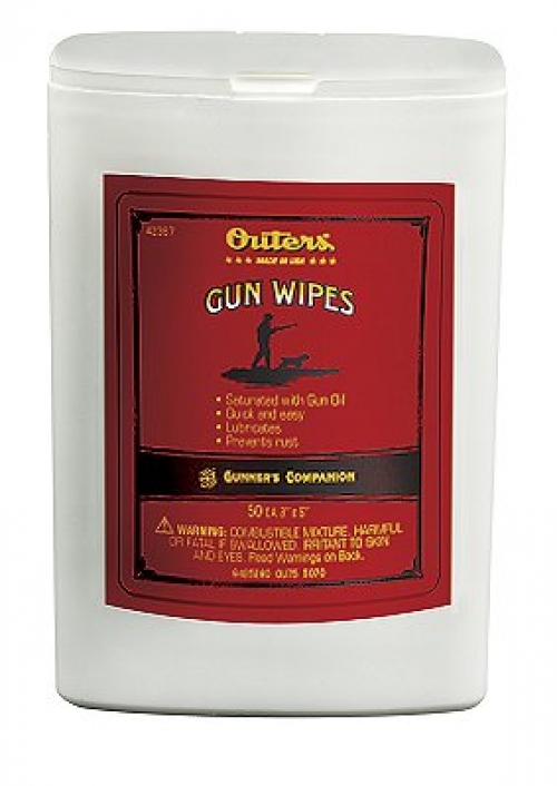 Outers Gun Wipes 50 Pack
