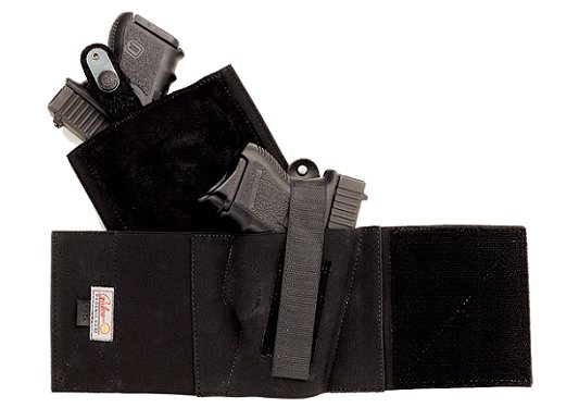 Galco Cop Ankle Band Black Neoprene w/Fleece Padding Ankle Fits Glock 26/27/33; SW 3913/4013/469/669/6904/6906 Right Hand