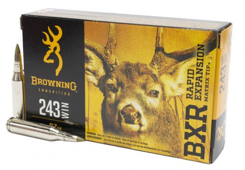 Browning BXR 243 Winchester 97 Gr Rapid Expansion Matrix Tip