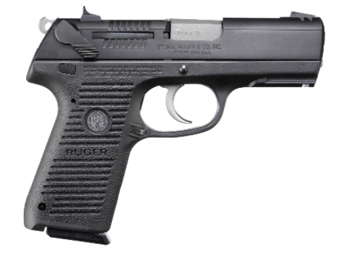 Ruger P95D 9mm Stainless, Decocker, w Rail 15 round (KP95DPR15)