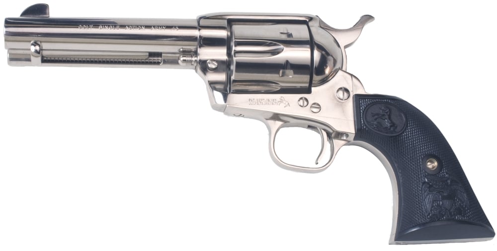 Colt 6 Round Single Action Army 32/20 w/7.5 Barrel/Nickel F