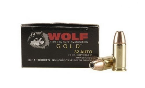 Wolf .32 ACP 71 Grain Jacketed Hollow Point