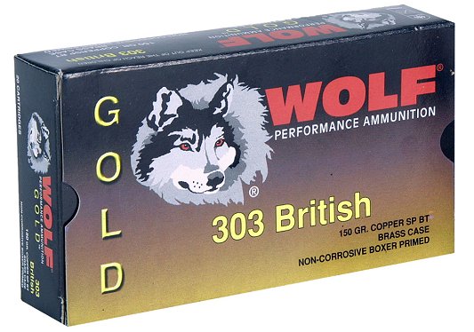 Wolf 303 British 174 Grain Full Metal Jacket