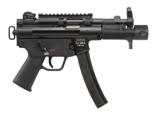 HK SP5K Sporting Pistol 9mm Luger 4.53 30+1 Black Black Polymer Grip Two Mags