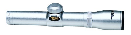 BSA Optics Handgun Scope 2x20mm Silver