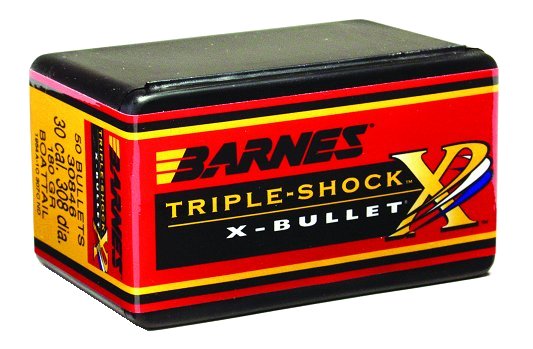 Barnes .264 Cal 120 Grain Triple-Shock X Boattail  Bullet 50
