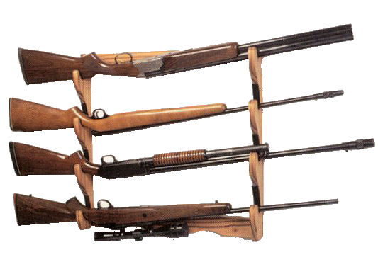 San Angelo Wood Gun Rack