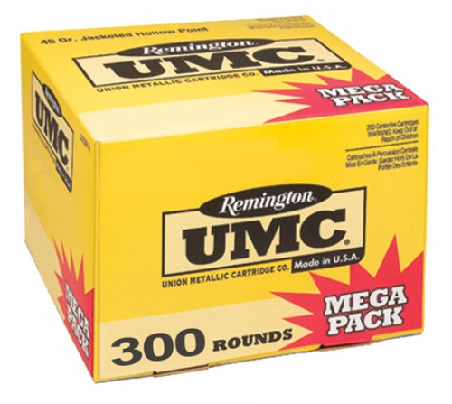 Remington Ammunition UMC 40 S&W 180 GR Metal Case (FMJ) 300 Bx/ 4 Cs