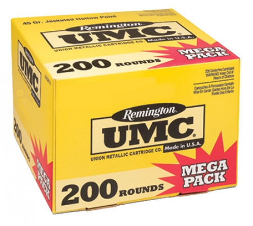 Remington Ammunition UMC 45 ACP 230 GR Metal Case (FMJ) 200 Bucket/ 4